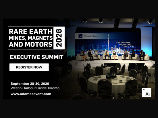 Partner Event: Adamas Intelligence - Rare Earth Mines, Magnets & Motors 2026