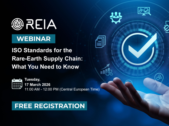 Webinar: ISO Standards for the Rare Earth Supply Chain: What You Need to Know 