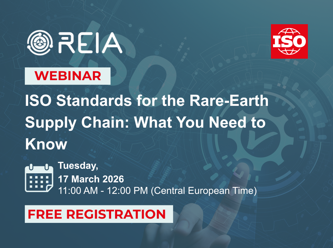 Webinar: ISO Standards for the Rare Earth Supply Chain: What You Need to Know 