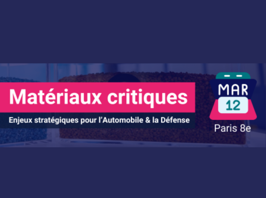 Matériaux Critiques : enjeux stratégiques pour l’Automobile et la Défense